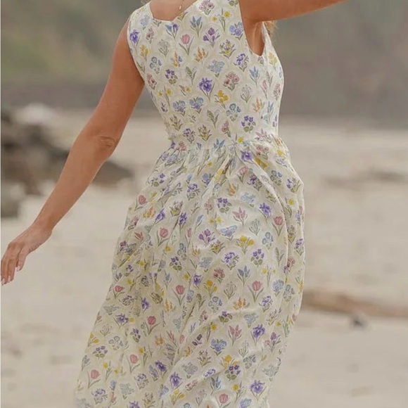 JessaKae midi floral Nantucket dress 1xl - Picture 3 of 3